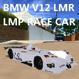 BMW V12 LMR LMP Race Car