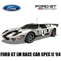 Ford GT LM Spec II Test Car Prototype '04 Menu.png