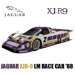 Jaguar XJR-9 LM Race Car 88
