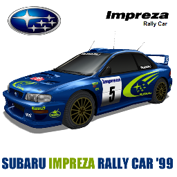 Subaru Impreza Rally Car 99